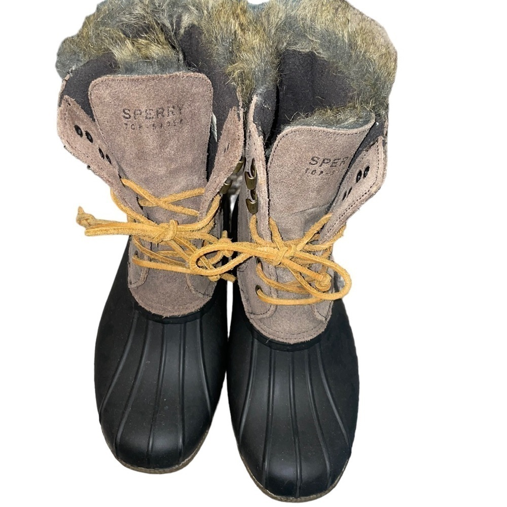 Sperry Top-Siders White Water duck boot suede faux fur - Picture 3 of 9